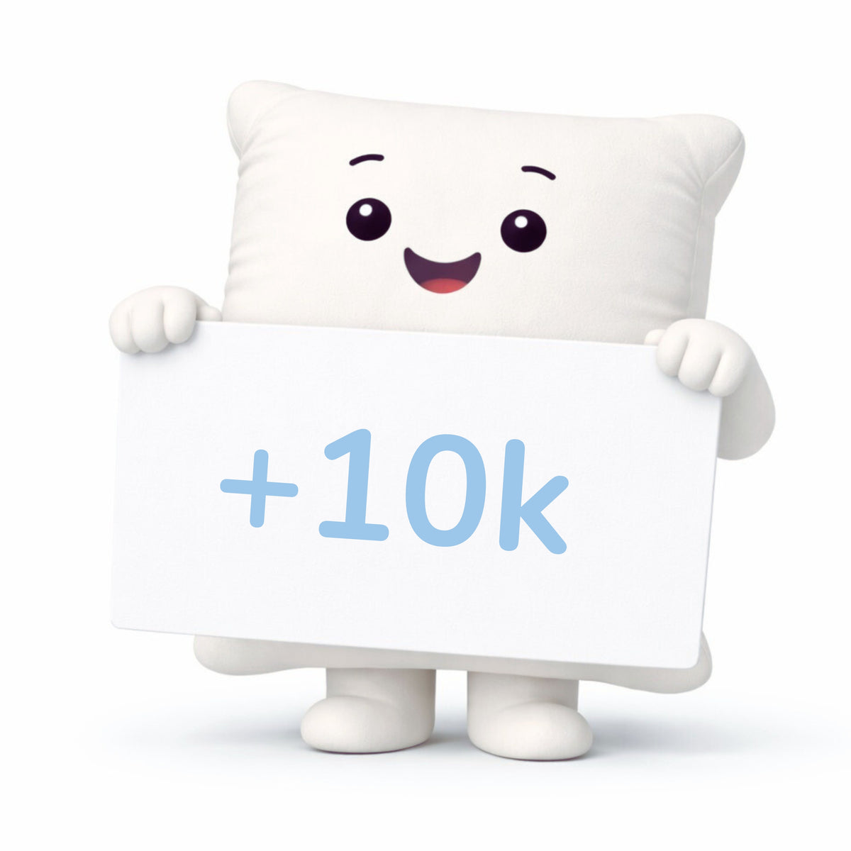 Restflow pillow Flowy representing happy customers and selling restflow sleep products
